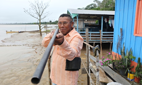 Benedito Clemente de Souza, an Amazonian activist from the Ituxi reserve.